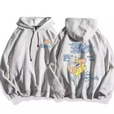Tom and Jerry Hoodie Sweater Men's Autumn and Winter Long Sleeves Coat