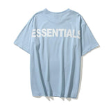 Fog T Shirt Street Tide Brand Polyline Reflective Casual Loose Short Sleeves Tshirt Fear Of God