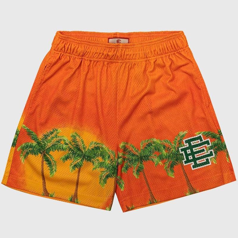 Eric Emanuel EE Shorts Sports Casual plus Size Shorts Men's Hip Hop West Coast Beach Pants