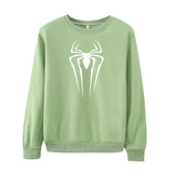 Men Spider Hoodie Spider-Man Crew Neck Sweater