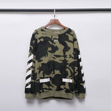 Off White Sweatshirts Arrow Cotton Terry Round Neck Sweater Owt Women Coat Off White Sweatshirts Tshirt for Men