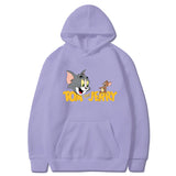 Tom and Jerry Hoodie Casual Fashionable Student Sweater