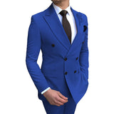 Double Brewed Seersucker Suit Suit Men's Slim Dress