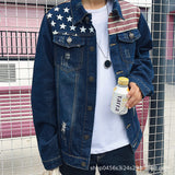 Denim Shirts Spring and Autumn Men's Denim Coat