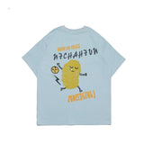 Men T Shirt Summer Casual Tops Men's Clothes Summer Wear Vintage Men's round Neck Short Sleeve American Casual Cartoon