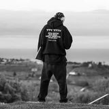 Fog Sob Rock Hoodie Hooded Fleece Lined Sweater Male and Female Large Size Hoodies