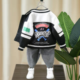 Toddler Boys Jackets Boy's Autumn Coat Children's Baseball Uniform