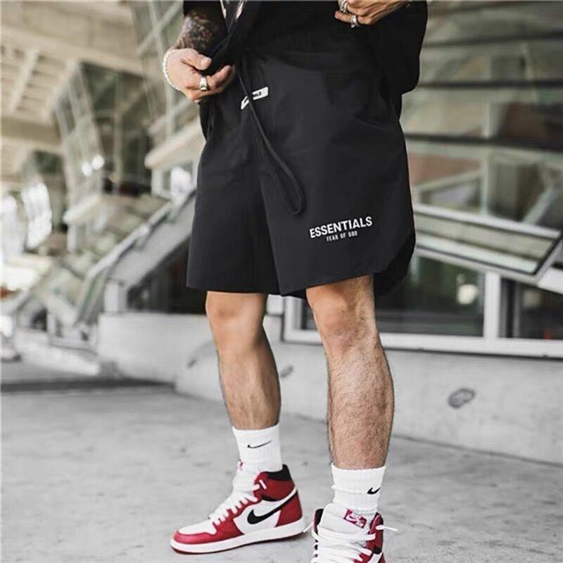 Fog Sports Workout Elastic Shorts Men and Women Fashion Trend Fear Of God