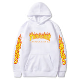 Thrasher Hoodie Hip Hop Fashion Hooded Sweatshirt Top