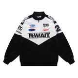 Blackair Jacket Motorcycle Clothing Vintage Spring Jacket Coat