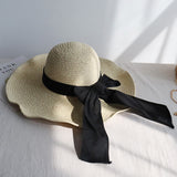 Straw Hat Summer Bow Beach Straw Hat