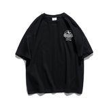 Men's T-shirt Summer Vintage Printed Short Sleeve T-shirt Men's Loose round Neck Half Sleeve Top Men
