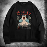 Men and Women Pokemon Pikachu Hoodie Pokémon Snorlax Crew Neck Pullover Sweatshirt