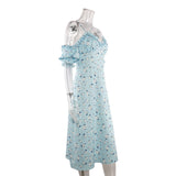 Beth Dutton Yellowstone Dresses Summer Spring Midi Dresses Sexy V-neck Wooden Ear Strapless Dress French Strap Dress