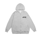 In Memory of Kobe Hoodie Kobelogo Printed Full-Zip Cardigan Sweatshirt Loose plus Size