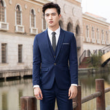 Seersucker Suit Casual Suit Two-Piece Suit Business Professional Formal Wear
