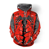 Men Spider Hoodie Spider-Man Sweater 3D Printed Sweater