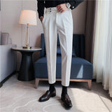 Men Pant Striped Casual Pants