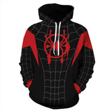 Men Spider Hoodie 3D Printed Sweater Cardigan Hoodie