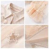 Fairy Dress Summer Niche Women's Clothing Pure Desire Style Puff Sleeve Shirt Dress Embroidery