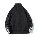 Varsity Jacket Summer Stand Collar Coat