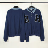 Kanye West Sunday Service Sweatshirt Retro Patchwork Sweatshirt Casual Loose Top