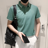 Men Short Sleeve Polo Shirt for Summer T-Shirt