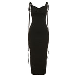 Music Festivals Rave Outfits Dress Sexy Suspenders Backless Dress