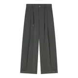 Men Suit Pants Men's Draped Suit Pants Men