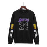 In Memory of Kobe Hoodie Kobe Men and Women Fashion Casual Fleece-Lined Crew Neck Sweater