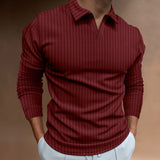 Polo Shirts Autumn and Winter Polo Shirt Long Sleeve Men