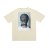 Fog Essentials Tshirts Fashion Brand Fear Of God Essentials Double-Line Men's and Women's BF Loose Character Printed Short-Sleeved T-shirt