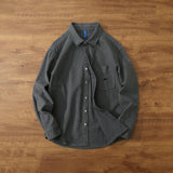 Denim Shirts Men's Long Sleeve Winter Casual Loose Jacket