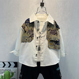 Toddler Boys Sweater Boy Shirt Coat