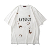 Men T Shirt Summer Casual Tops Letter Print Short-Sleeve Printed Men's Summer round Neck Half Sleeve Trendy Loose