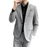 Seersucker Suit Striped Two-Piece Suit Dress