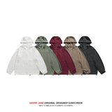 Men Sun Protection Clothing  Men Summer Sun Protection Clothing Couple Hooded Casual Coat