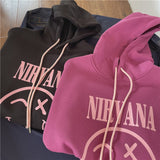 Harvard Sweatshirt Loose Hooded Warm Sweater for Women