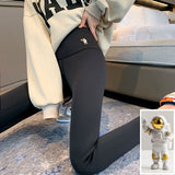 Women's Legging Fall and Winter Outer Wear Slimming Cropped Ankle Tight High Waist Women's Pants Casual