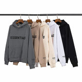 Fog Tops High Street Fashion Brand Double Line Chest Letter High Street Hooded Hoodie Fear Of God