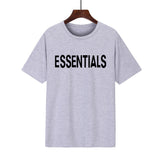 Fear Of God Fog T Shirt Essentials Double Line Letter Loose High Street Short Sleeve T-shirt For Men