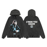 Present Hoodie Rock Band Liam Gallagher Oasis Heavy Old Man