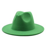Walter White Fedora Fur Felt Hat Men and Women Autumn Winter Retro Fedora Hat