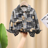 Toddler Boys Jackets Boys' Coat Spring and Autumn Children's Shirt