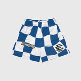Eric Emanuel EE Shorts Black and White Checkerboard Plaid Color Matching Men's Running Casual Shorts