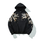 Varsity Jacket Embroidered Hoodie