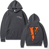 999 Vlone Hoodie Letter Sweater Men and Women Loose Long Sleeve Hip Hop