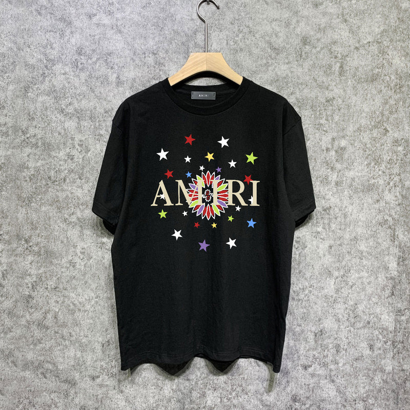 Amiri T Shirt Fashion Brand Short Sleeve T-shirt Shirt