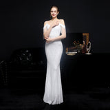 Sequin Evening Dress Sequined Fishtail Formal Dress