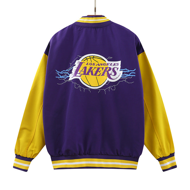 Dodgers Letter Man Jacket Outfit Senior Jackets Varsity Baseball College Coat Autumn Baseball Uniform Fans Sports Training